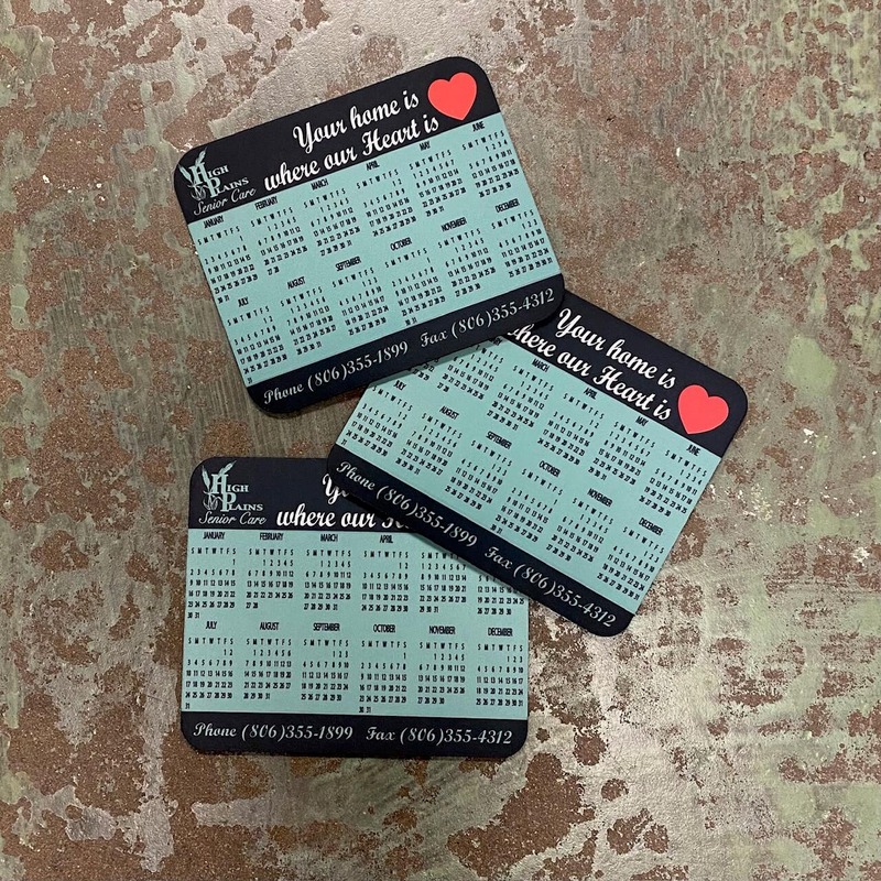 Mousepad with Calendar print