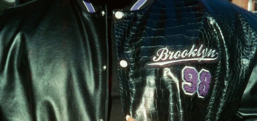 Embroidered logo on stylish jackets