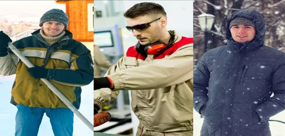 Men wearing embroidered jackets